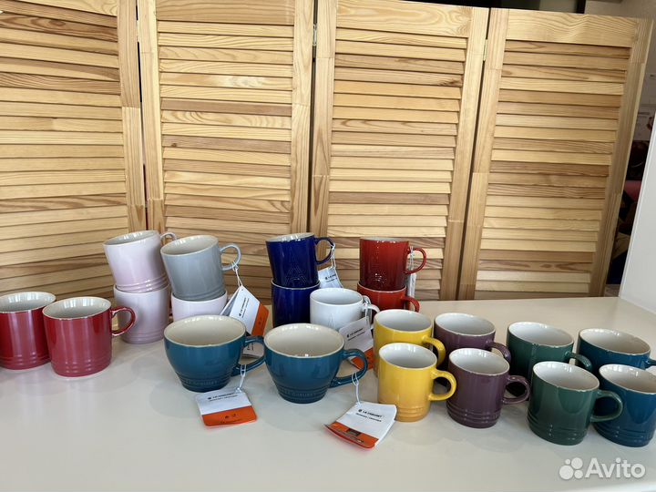 Посуда le creuset кружки каменная керамика