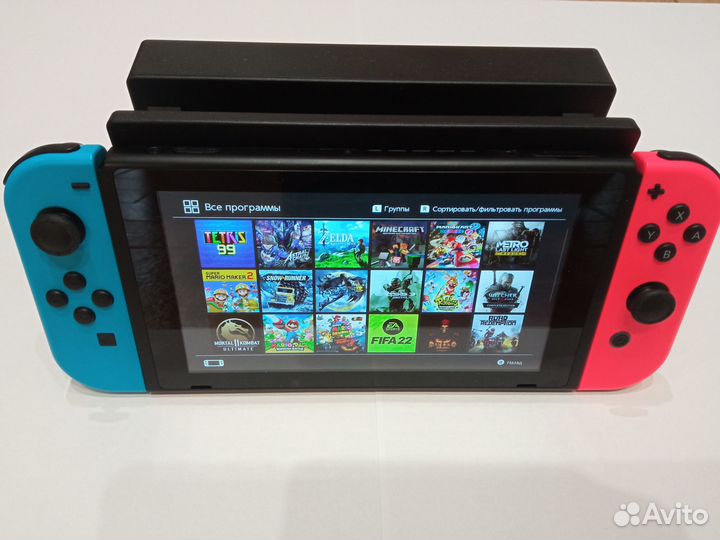 Nintendo Switch v2, 256GB, 30 игр