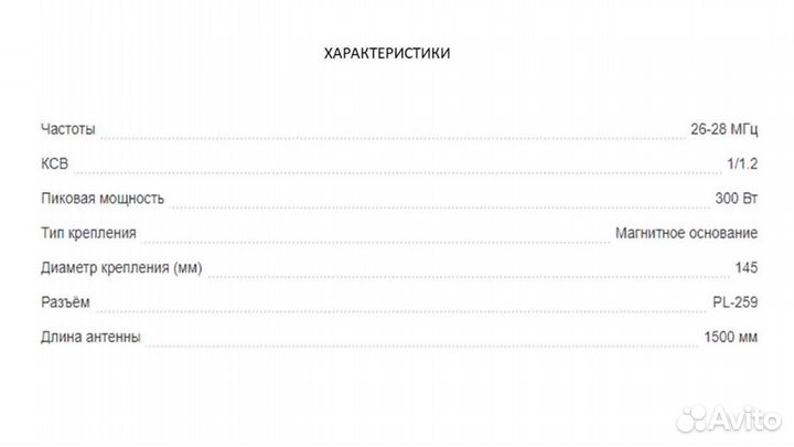 Антенна автомобильная Optim ML 145 Strong Mag