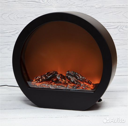 Декоративный светодиодный камин с имитацией огня