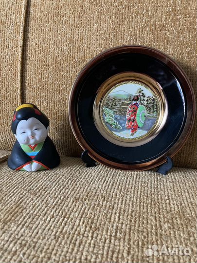 Декоративная тарелка Chokin фарфор