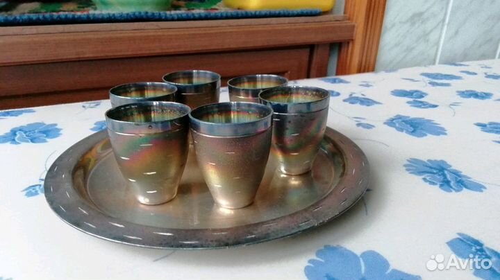 Коньячный набор из мельхиора