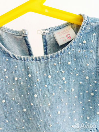 Джинсовое платье для девочки