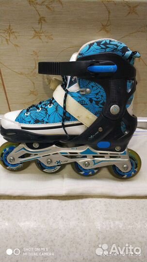 Продам ролики раздвижные + комплект защиты