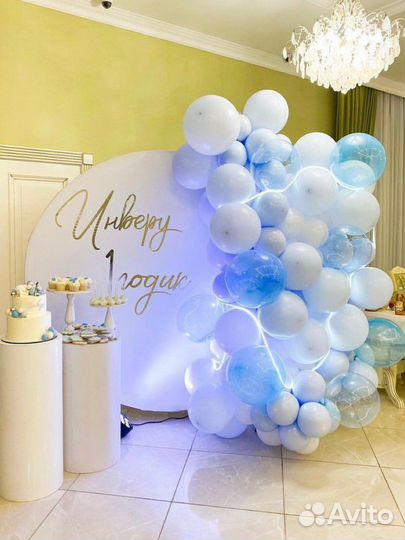 Фотозоны,оформление воздушными шарами