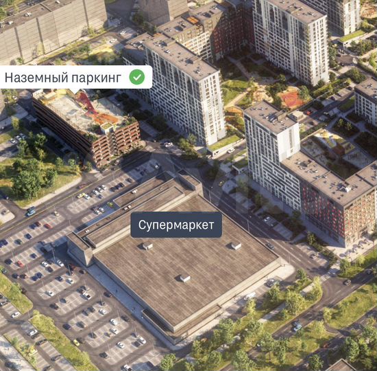 Машиноместо, 13 м²