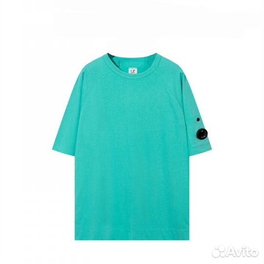 Футболка C.P. Company Бирюзовая