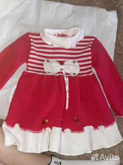 Платье для девочки 74 80