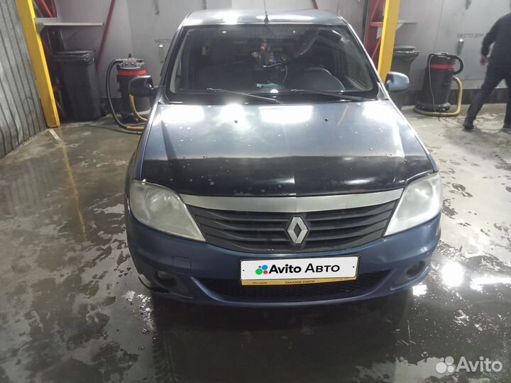 Renault Logan 1.6 МТ, 2011, битый, 490 000 км