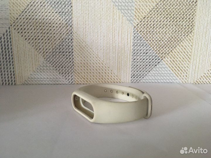 Ремешок для xiaomi mi band 2 светло серый б/у