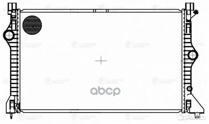 Радиатор охл. LRc1509 luzar