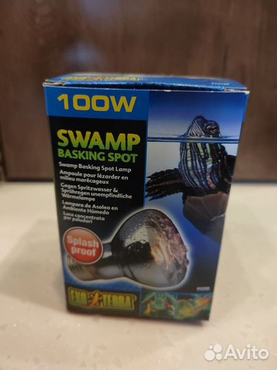 Лампа для черепах Exo-Terra Swamp Basking Spot 100