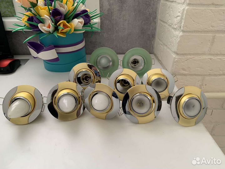 Точечные светильники бу