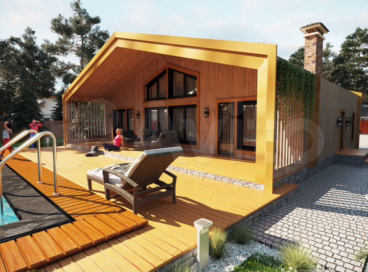 Дом 150 м² на участке 14 сот.