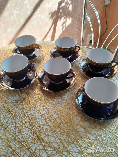 Чайные пары,костяной фарфор