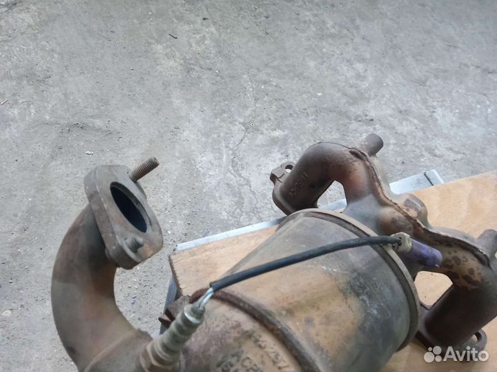 Выпускной коллектор на форд фьюжн