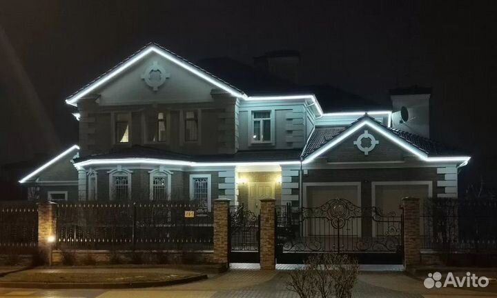 Фасадное освещение под ключ