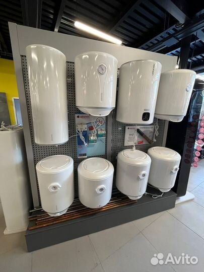 Водонагреватели под ключ. Круглый. Плоский