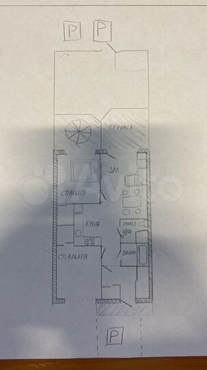3-к. квартира, 81,5 м², 1/2 эт.