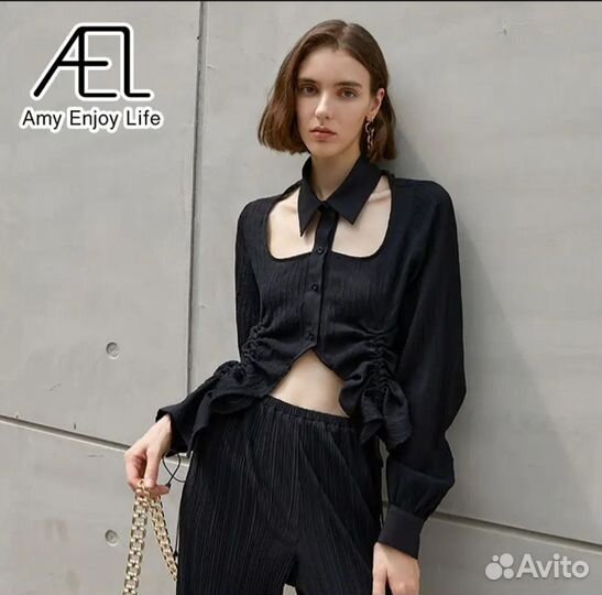 Блузка рубашка женская