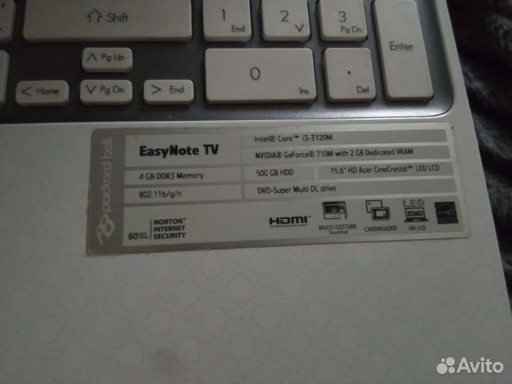 Packard Bell EasyNote TV44HC