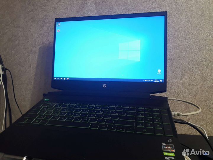 Игровой ноутбук HP. GTX 1650 + Ryzen 5