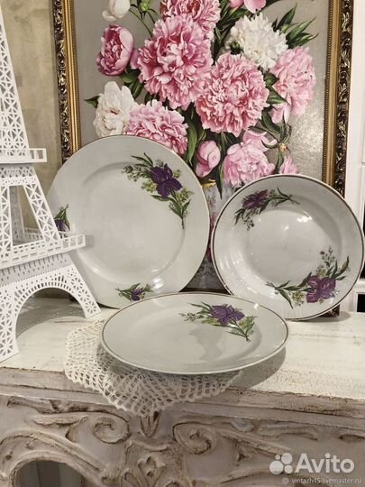 Винтажные сервизы: Фарфор Дулёво-Ликино и Прокопье