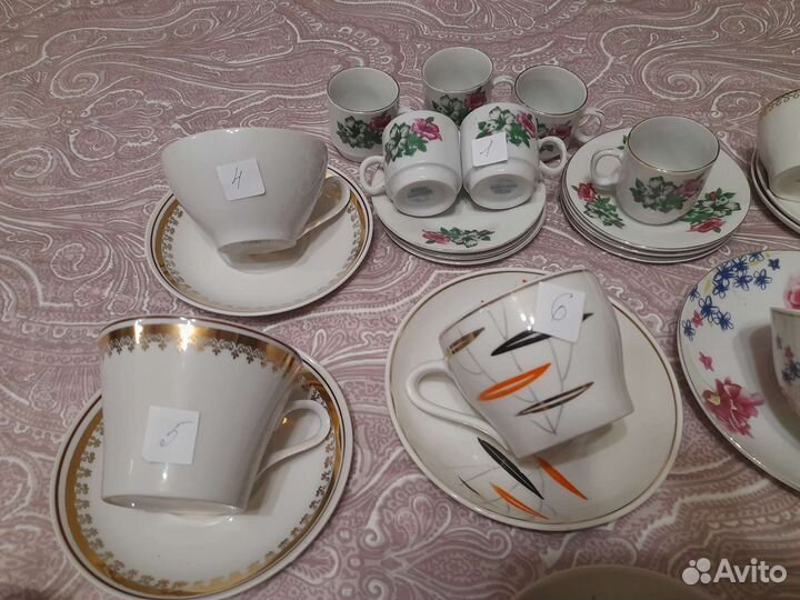 Чайные, кофейные пары. СССР