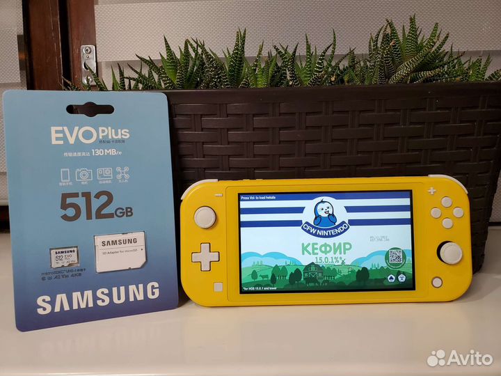 Новая прошитая Nintendo Switch Lite EmuNand