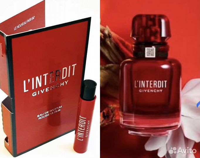 Givenchy linterdit rouge parfum оригинал
