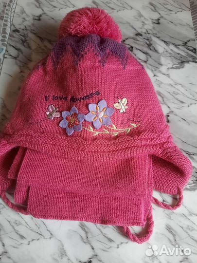 Комплект шапка, шарф