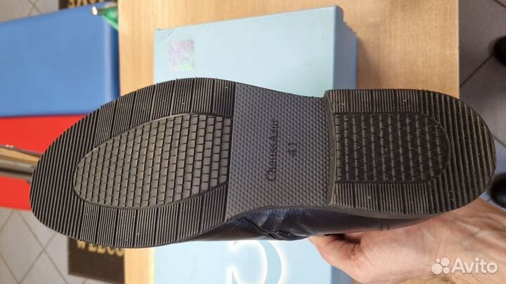 Ботинки мужские 41, Chauss azur, зима, новые