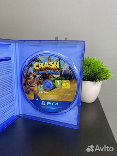 Crash bandicoot n sane trilogy ps4 диск