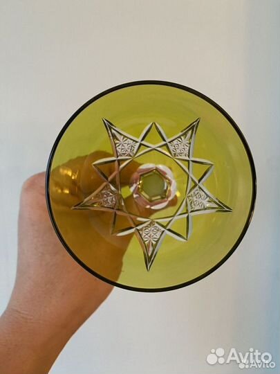 Baccarat фужер бокал цветной хрусталь сервиз