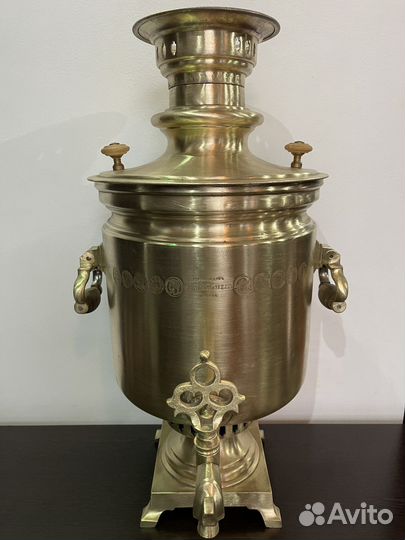 Самовар медный царский