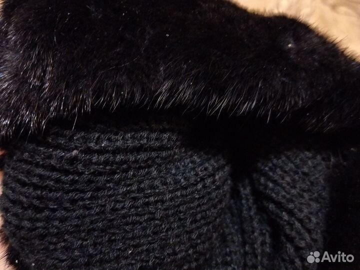 Шапка зимняя меховая женская норка