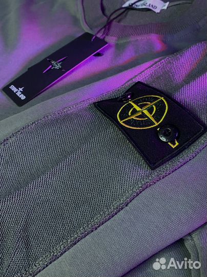 Свитшот Stone island серый