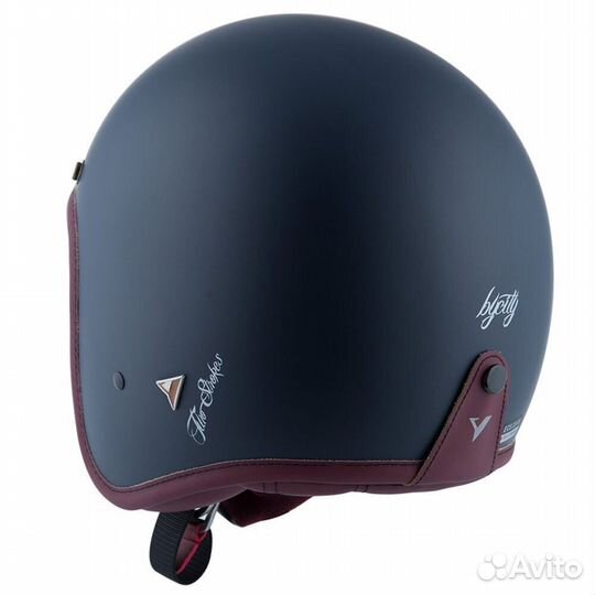 BY city Two Strokes Open Face Helmet Синий