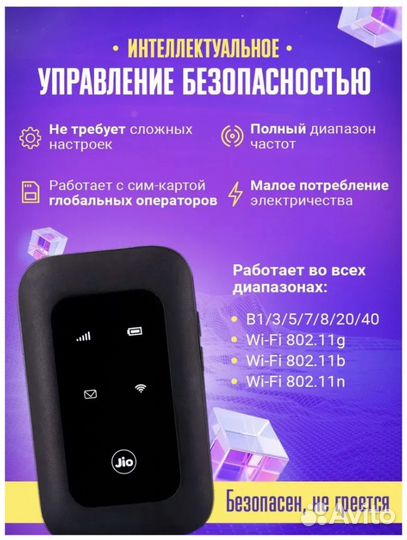 Wi-Fi роутер 4g LTE +