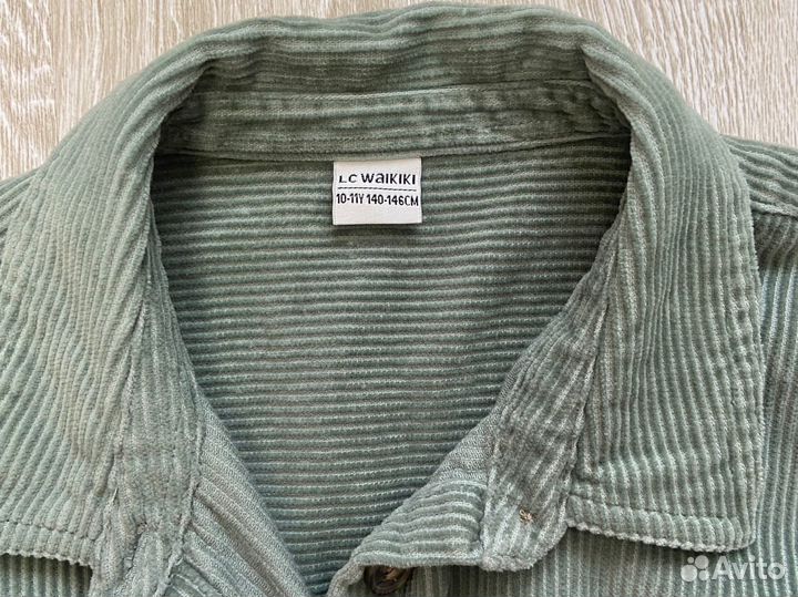 Вельветовая рубашка для девочки