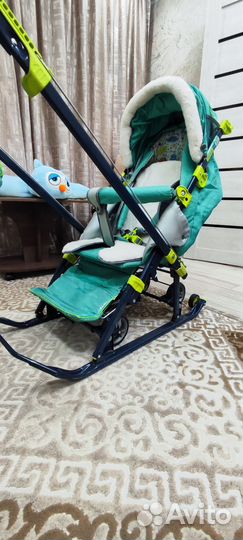Санки коляска nika 7-3