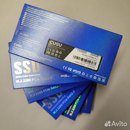 Ssd m2 nvme 512gb / 256gb Cusu cv3500q 3650 mb/s