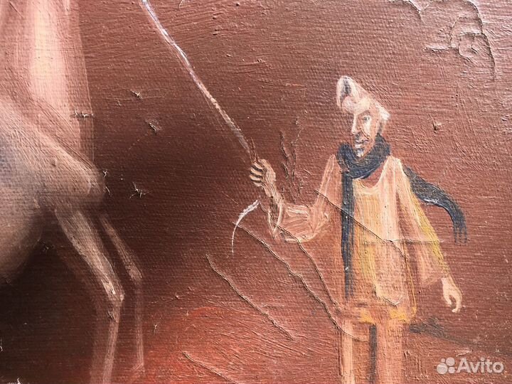 Картина лошадь. Ольга Ежихина. Пегас. 1982