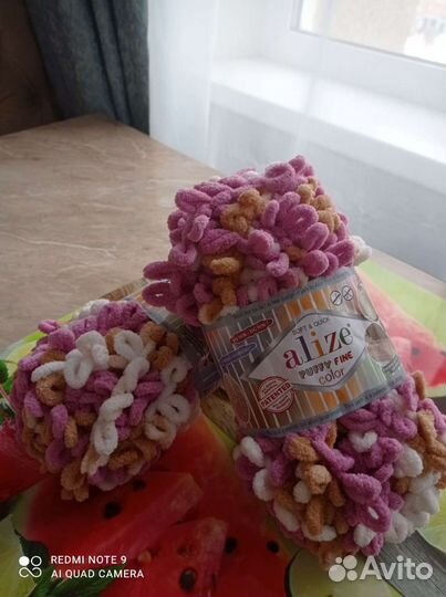 Пряжа ализе пуффи файн колор