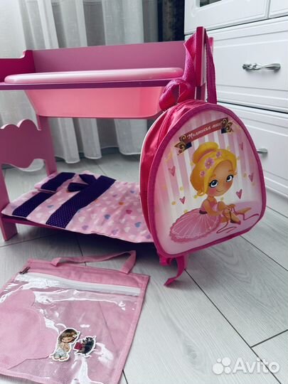 Мебель для куклы,кроватка для куклы