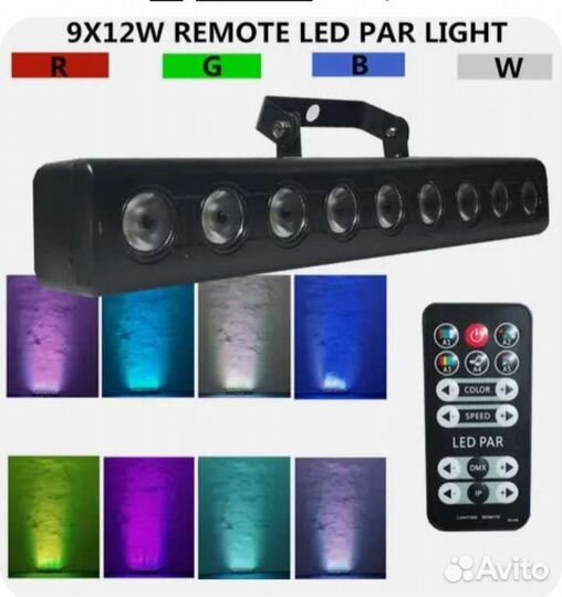 Прожектор заливного света Led bar 9*12 новое