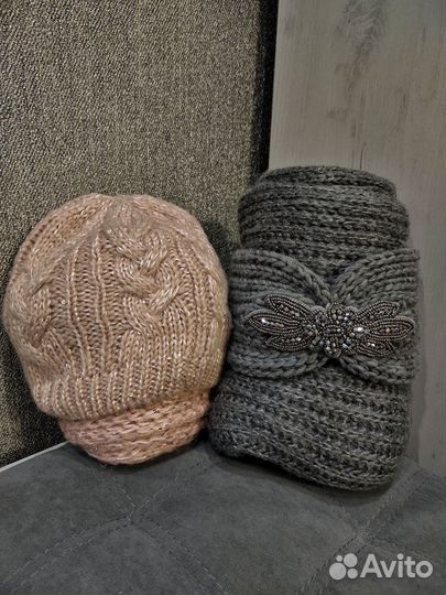 2 набора шапка и шарф