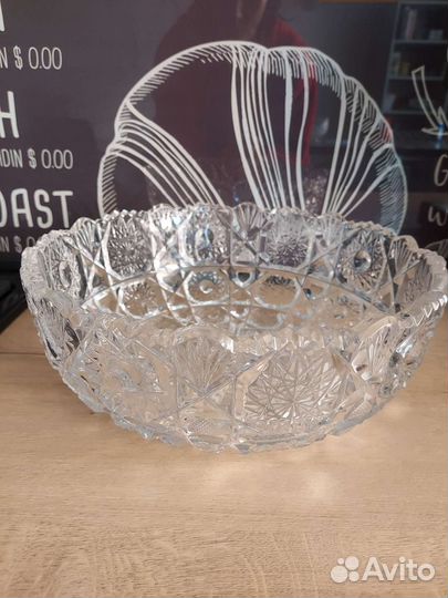 Вазы, конфетницы хрустальные времен СССР