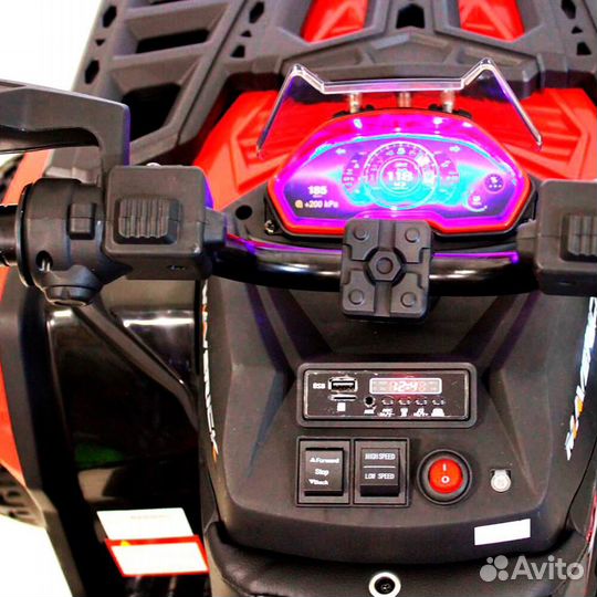 Квадроцикл K111KK электрический 2WD красный