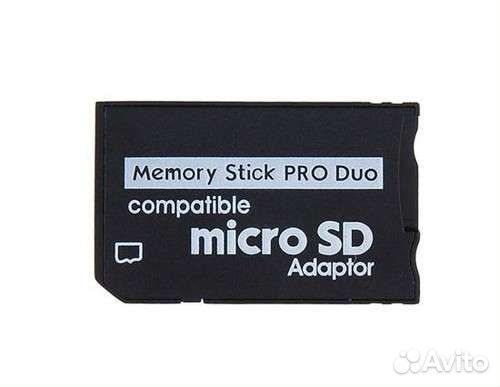 Переходник micro SD на ms pro duo